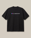 69 Black oversized t-shirt — adult joke, front print