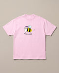 Bumbledore Baby Pink oversized t-shirt — dumbledore bumblebee parody harry potter, front print