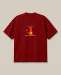 Charmander Red oversized t-shirt — charmender pokemon flirting, front print