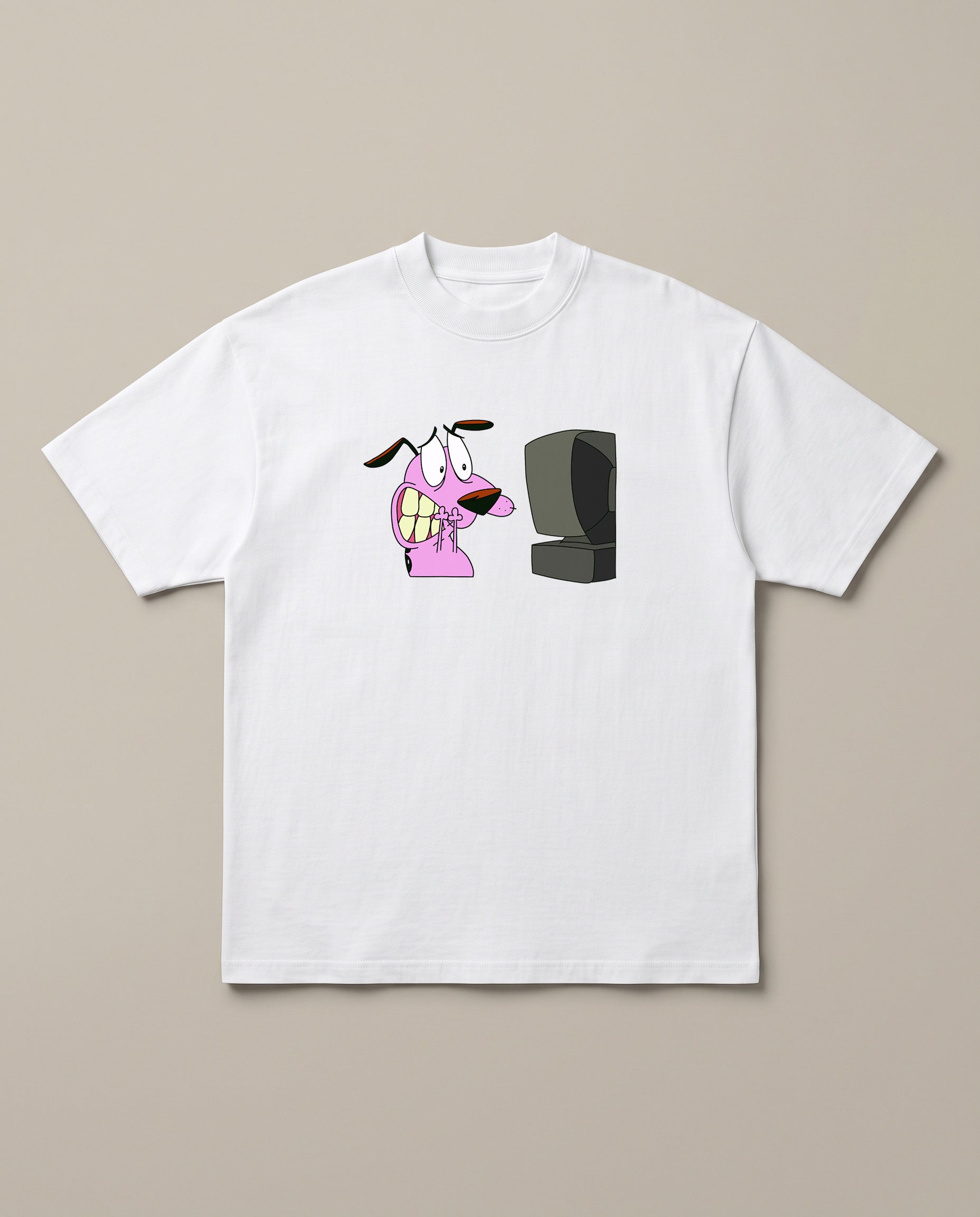 Corporate Courage White oversized t-shirt, front print