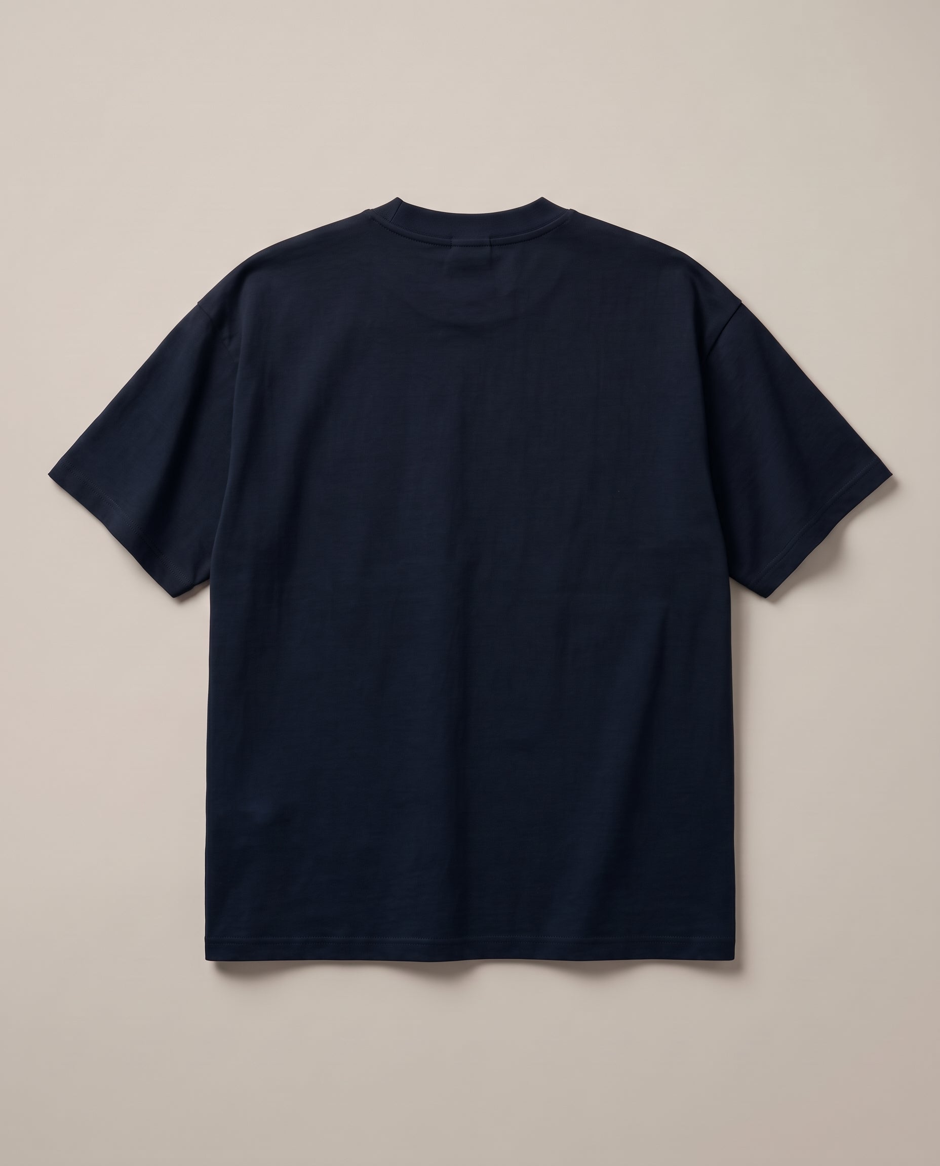 Llama Navy oversized t-shirt — funny llama joke pun, back