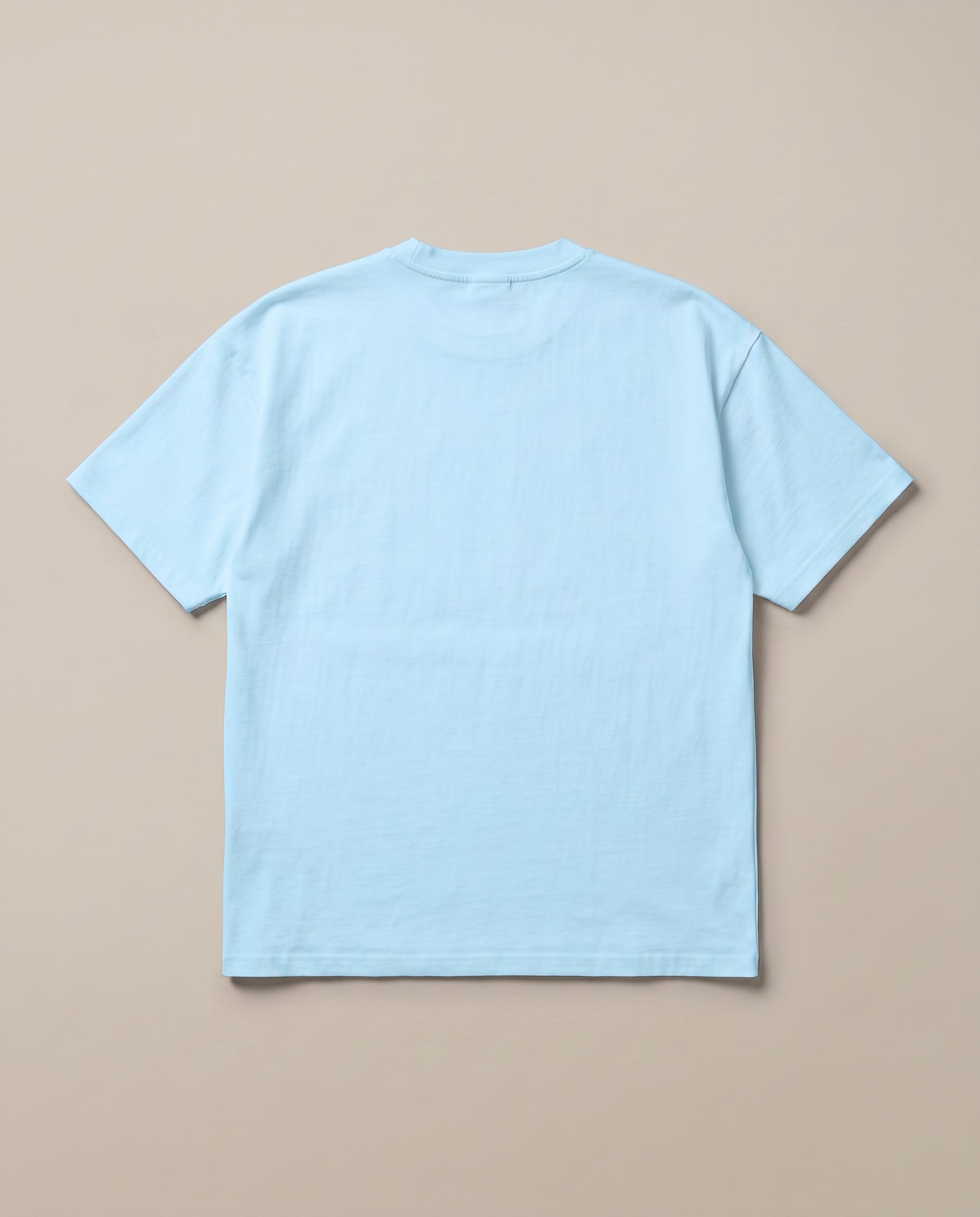 Real Dawn of Justice Baby Blue oversized t-shirt — superman batman civil war, back