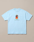 Sarcasm Backfired – Shinchan Edition Baby Blue oversized t-shirt — shinchan got hit by  Misae Nohara, front print