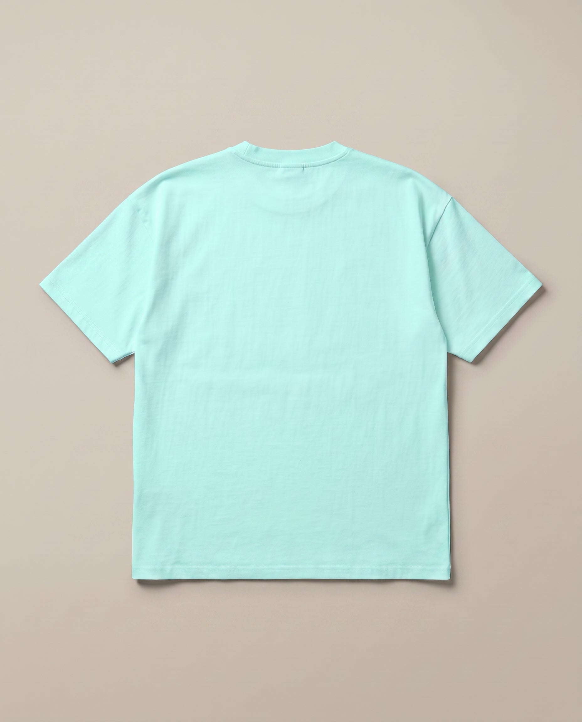 Suffer in Silence Mint oversized t-shirt, back