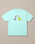 Suffer in Silence Mint oversized t-shirt, front print