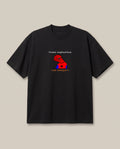 Web Developer Black oversized t-shirt — spider man spoorder man is a highly skilled web developer, front print