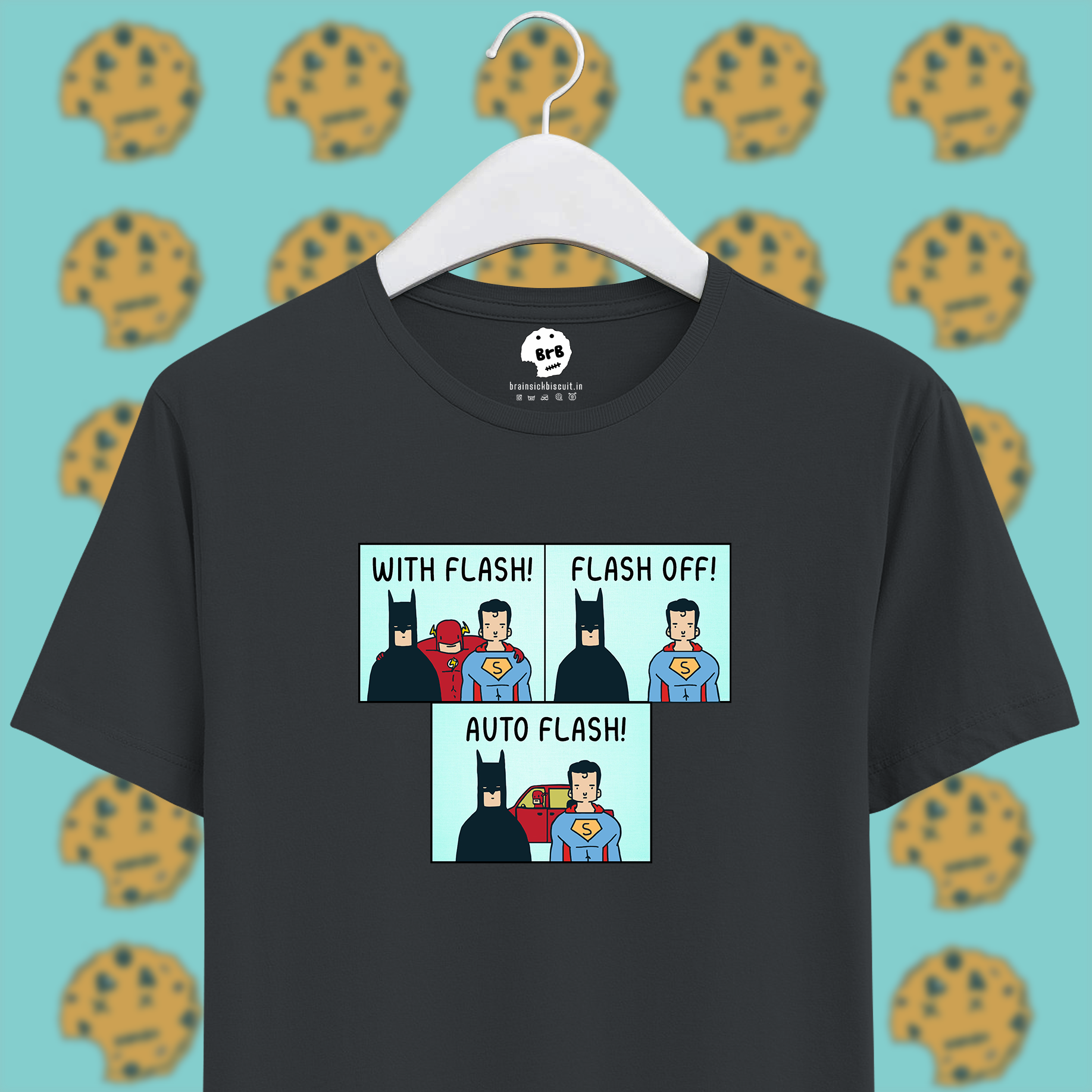 flash batman superman comic animated steel grey unisex t-shirt