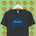 Steel grey unisex half sleeves t-shirt paranoid, paramount pictures hollywood